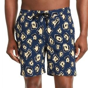 Onia Abstract Leopard Swim trunks with mesh lining XXL